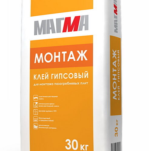 Клей гипсовый Магма «Монтаж»