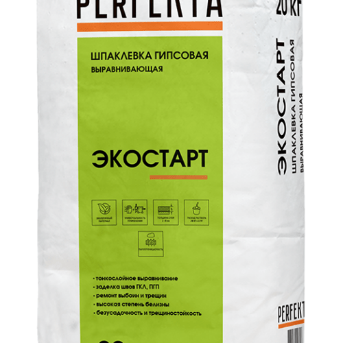 Шпаклевка гипсовая выравнивающая Экостарт