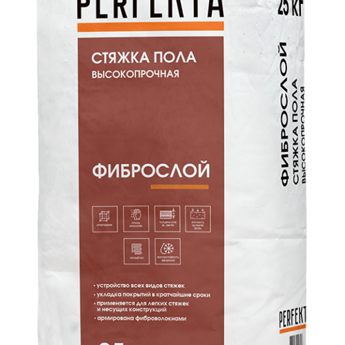 Стяжка пола высокопрочная Фиброслой
