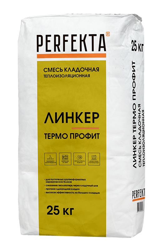Смесь кладочная теплоизоляционная Линкер Термо Профит