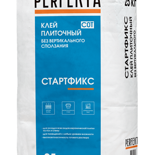 Клей плиточный без вертикального сползания Стартфикс C0 T