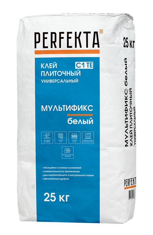 Клей плиточный универсальный Мультификс Белый C1 TE