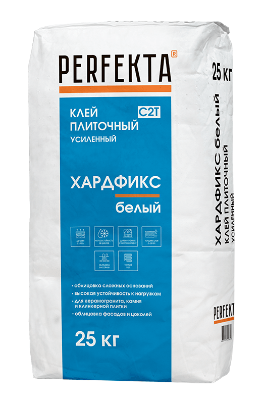 Клей плиточный усиленный Хардфикс Белый C2 Т