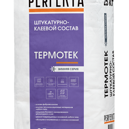 Штукатурно-клеевой состав Термотек Зимняя серия