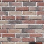 Рядовая плитка White Hills Сити брик 378-95 с расшивкой 1