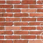 Рядовая плитка White Hills Тироль брик 391-70 с расшивкой 1