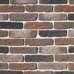 Рядовая плитка White Hills Тироль брик 394-60 с расшивкой 1