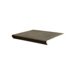 Ступень фронтальная Interbau Nature Art 118 Lava Schwarz 360х320 мм R10