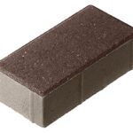 Тротуарная плитка Брусчатка 200x100x80 Стандарт Коричневый