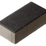 Тротуарная плитка Брусчатка 200x100x80 Стандарт Черный