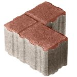 Тротуарная плитка П10-10 200×200х100 Стандарт Красный