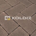 Брусчатка "Моно Коричневая" без фаски 100x200х60мм