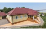 Металлочерепица "Камея" ("Kamea") v01 0,5 PurLite Matt RAL 3005 красное вино — изображение 15