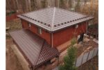 Металлочерепица "Квинта Уно" ("Kvinta Uno") 0,5 Satin RAL 8017 шоколад — изображение 12