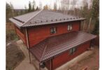 Металлочерепица "Квинта Уно" ("Kvinta Uno") 0,5 Satin RAL 8017 шоколад — изображение 14