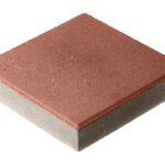 Тротуарная плитка Квадрат П15-6 300×300х60 Стандарт Красный