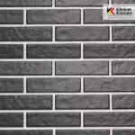 Клинкерная плитка Paradyz Scandiano Nero NF Структурная 245x66x7.5 мм
