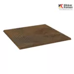 Клинкерная ступень плоская угловая Paradyz Semir Beige 300x300x11 мм