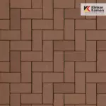 Клинкерная брусчатка ABC Schwarz Braun 200x100x20 мм