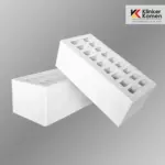 Кирпич керамический Красная Гвардия 1.4 НФ Белый Гладкий 250x120x88 мм