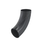 Колено сливное Aquasystem D100 мм, GreenCoat Pural BT, RR 23 (серый)