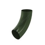 Колено трубы Aquasystem D90 мм, GreenCoat Pural BT, RR 11 (зеленый)