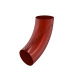 Колено трубы Aquasystem D90 мм, GreenCoat Pural BT, RR 29 (красный)