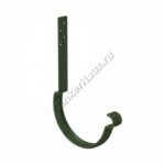 Крюк крепления желоба длинный (14 см) Aquasystem D150 мм, GreenCoat Pural BT, RR 11 (зеленый)