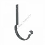 Крюк крепления желоба длинный (14 см) Aquasystem D150 мм, GreenCoat Pural BT, RR 23 (серый)