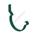 Крюк крепления желоба короткий Aquasystem D150 мм, GreenCoat Pural BT, RAL 6005 (зеленый)