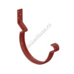 Крюк крепления желоба короткий Aquasystem D150 мм, GreenCoat Pural BT, RR 29 (красный)