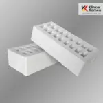 Кирпич керамический Красная Гвардия 1 НФ Белый Rock 250x120x65 мм