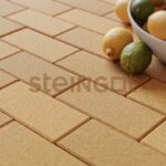 Тротуарная плитка Steingot Прямоугольник Желтый 40 (верхний прокрас, минифаска), 200x100x40