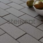 Тротуарная плитка Steingot Прямоугольник Серый 60 (полный прокрас, минифаска), 200x100x60