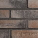 Минеральная плитка ручной формовки REAL BRICK Пепел Базовый, 0.5NF 250x65x20 мм