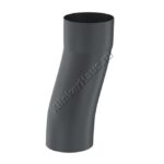S-обвод Aquasystem D100 мм, GreenCoat Pural BT matt, RR 23 (серый)