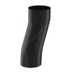 S-обвод Aquasystem D100 мм, GreenCoat Pural BT matt, RR 33 (черный)