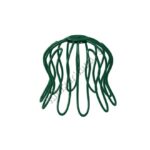 Сетка воронки Паук Aquasystem D100 мм, GreenCoat Pural BT, RAL 6005 (зеленый)