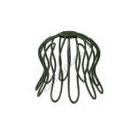 Сетка воронки Паук Aquasystem D100 мм, GreenCoat Pural BT, RR 11 (зеленый)