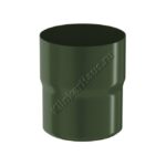 Соединитель трубы муфта Aquasystem D100 мм, GreenCoat Pural BT, RR 11 (зеленый)