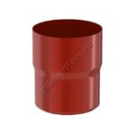 Соединитель трубы муфта Aquasystem D90 мм, GreenCoat Pural BT, RR 29 (красный)