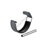 Соединитель желоба Aquasystem D125 мм, GreenCoat Pural BT matt, RR 23 (серый)