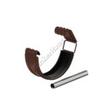 Соединитель желоба Aquasystem D125 мм, GreenCoat Pural BT, RAL 8017 (коричневый)