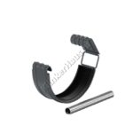 Соединитель желоба Aquasystem D125 мм, GreenCoat Pural BT, RR 23 (серый)