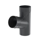 Тройник Aquasystem D100 мм, GreenCoat Pural BT matt, RR 23 (серый)