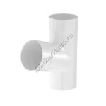 Тройник Aquasystem D100 мм, GreenCoat Pural BT, RR 20 (белый)