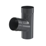 Тройник Aquasystem D100 мм, GreenCoat Pural BT, RR 23 (серый)