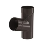 Тройник Aquasystem D100 мм, GreenCoat Pural BT, RR 32 (коричневый)