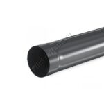 Труба водосточная 1м Aquasystem D100 мм, GreenCoat Pural BT, RR 23 (серый)