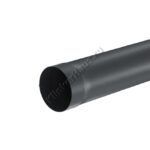 Труба водосточная 1м Aquasystem D90 мм, GreenCoat Pural BT matt, RR 23 (серый)